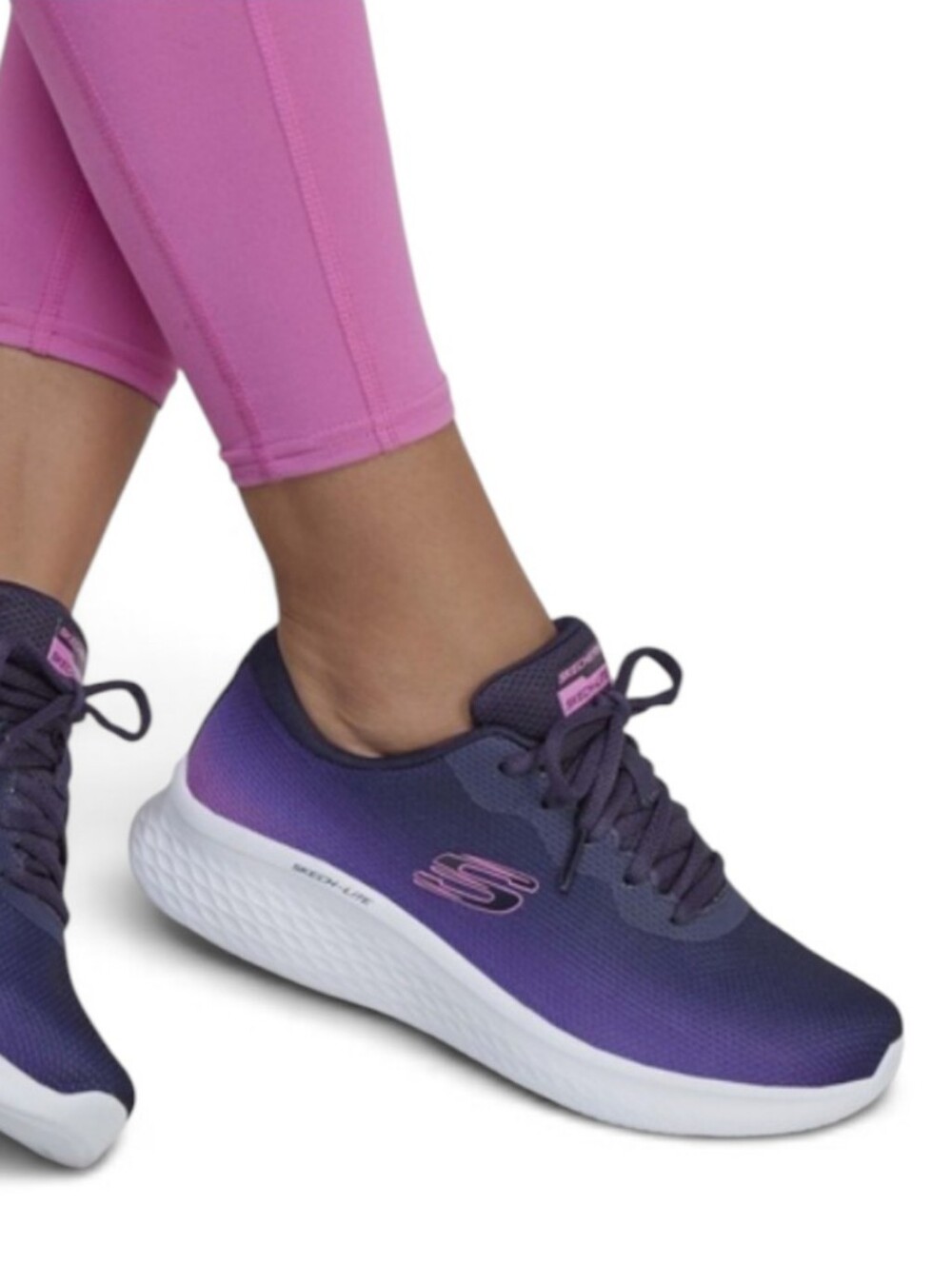 Skechers Women's Fade Out Skech-Lite Pro Walking Lace-up Athletic Sneakers 8.5 - Picture 2 of 14